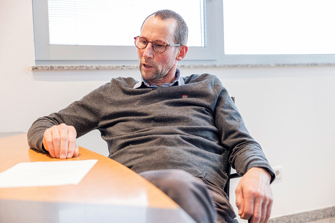 Frank Lichti, customer service and head of work preparation at Fischer CNC-Technik