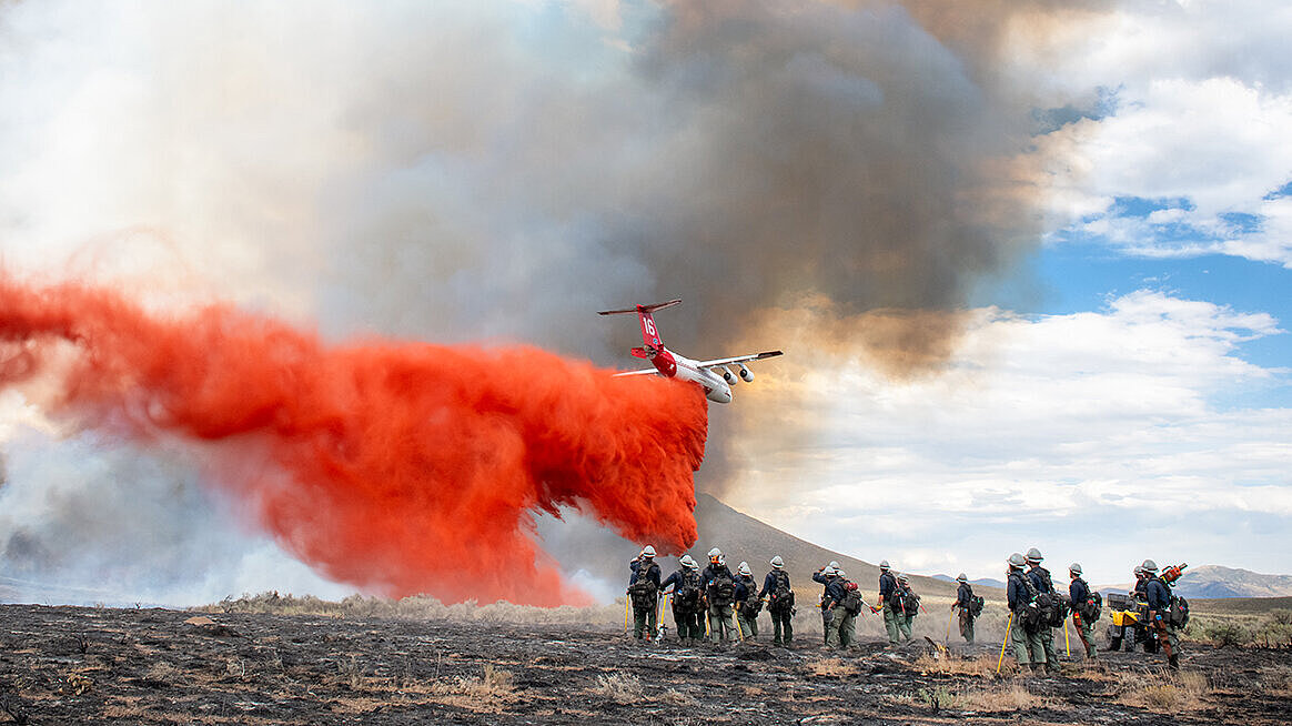 Air firefighting by Neptune Aviation Services Inc., based in Missoula
