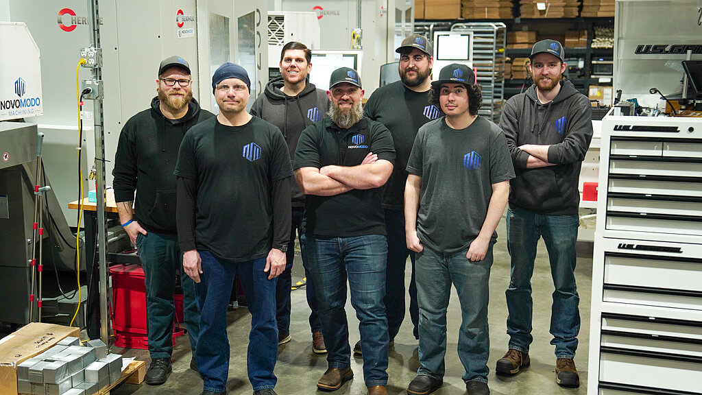 The Novo Modo team, located in Mount Vernon, Washington, created a new way of CNC manufacturing – leveraging universal, high quality machines from HERMLE and an atmosphere of adaptation and consistency.