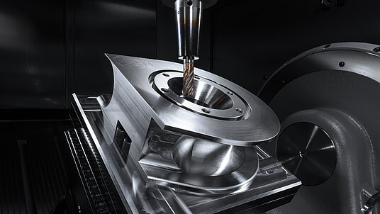 Machining of a Pipe bending Die on a HERMLE machining centre C 32