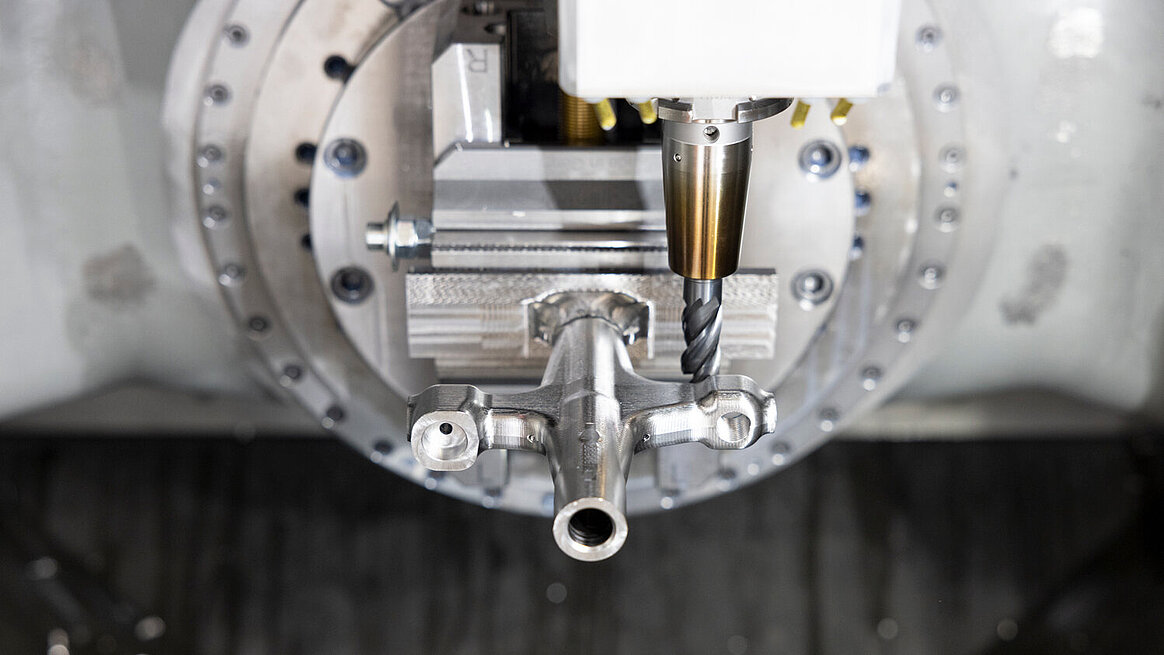 Many of the machined components are used in motor sports.